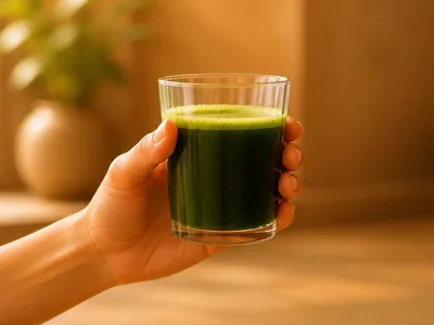 Boisson de chlorophylle