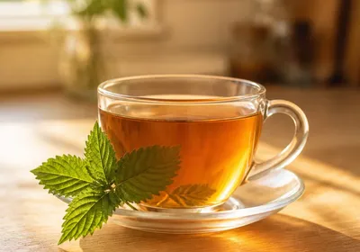 Infusion de feuille de framboisier