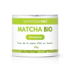 Thé matcha bio (qualité cérémonie, 30 g)