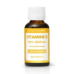 Vitamine D3 100 % végétale en gouttes (20 ml)