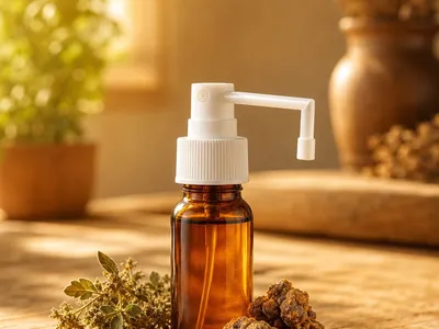 Spray pour la gorge de propolis