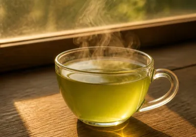 Infusion de thé vert