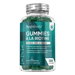 Biotine en Gummies — 5000 mcg, 120 gummies
