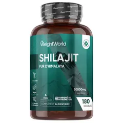 Shilajit pur d'Himalaya en gélules